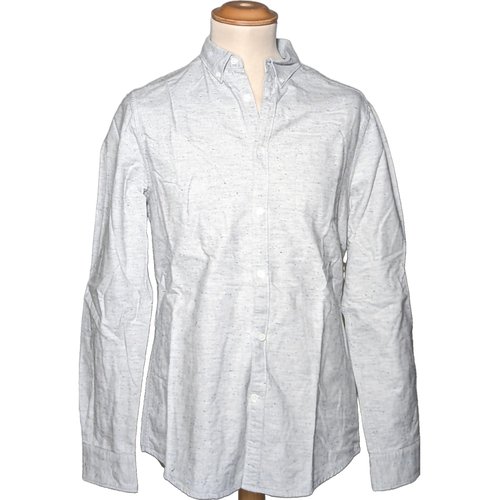 Chemise manches longues tres bon etat blanc Brice La Redoute