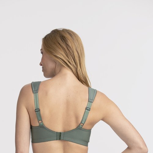 Reggiseno Non Imbottito Senza Ferretto Pizzo Morbido Donna - Minimizer Naturale Coppe Sfoderate