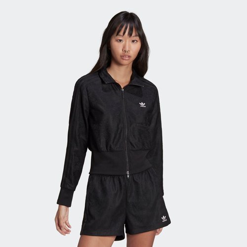 Veste adicolor dentelle ton sur ton noir Adidas Originals La Redoute