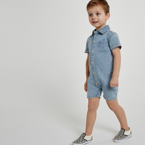 Tuta corta jeans new arrivals