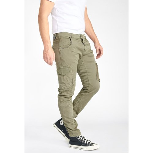 Pantalon cargo alban Le Temps Des Cerises vert La Redoute
