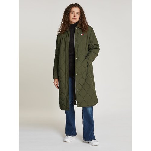 Quilted long parka khaki green Tommy Jeans La Redoute