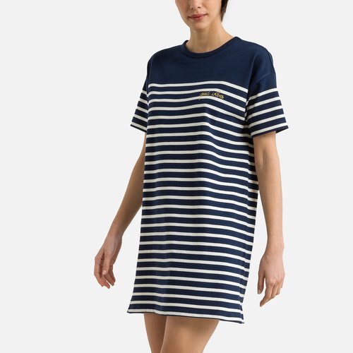 Robe droite en coton outlet