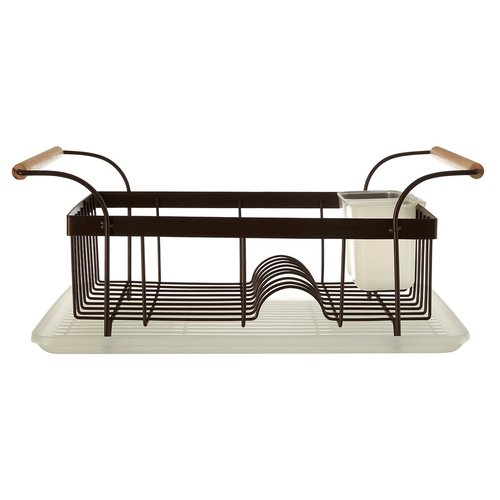 Metal dish rack in bronze finish bronze So home La Redoute