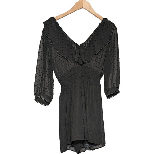 Short dentelle noir zara clearance
