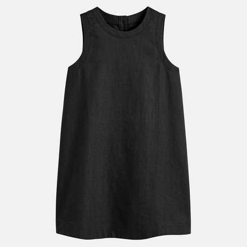 knee length dresses for ladies August Night Linen Dress main image 0