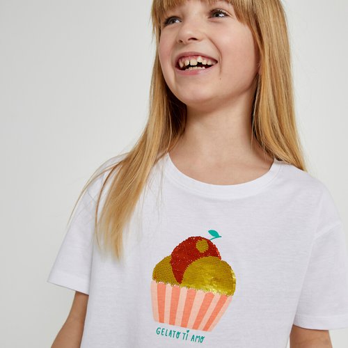 T shirt sequin magique outlet