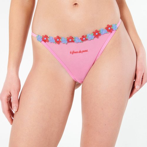 Culotte a message en tulle liliaiz rose Undiz La Redoute