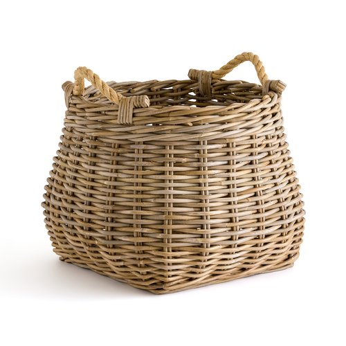 Armaure rattan storage basket natural rattan La Redoute Interieurs La Redoute