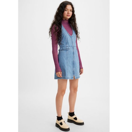 Denim sleeveless dress check yourself Levi s La Redoute