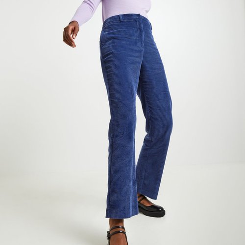 Pantalon droit en velours certifie oeko tex Monoprix La Redoute