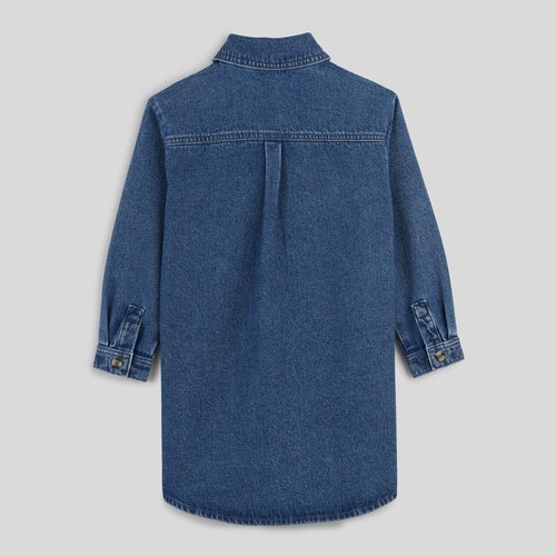 Robe droite en jean a col chemise stone denim Monoprix La Redoute