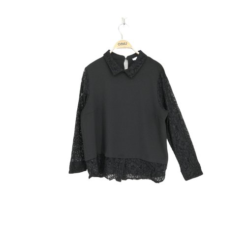 Blouse tres bon etat noir Lenny B La Redoute