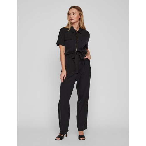 Short sleeve boilersuit black Vila La Redoute
