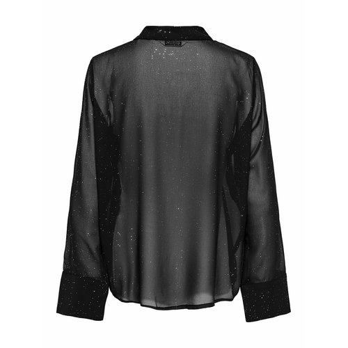 Sheer blouse, black, Only | La Redoute