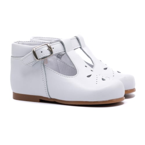 Boni Marius II Chaussures Enfant Cuir Scratch Bleu Marine - Taille 31