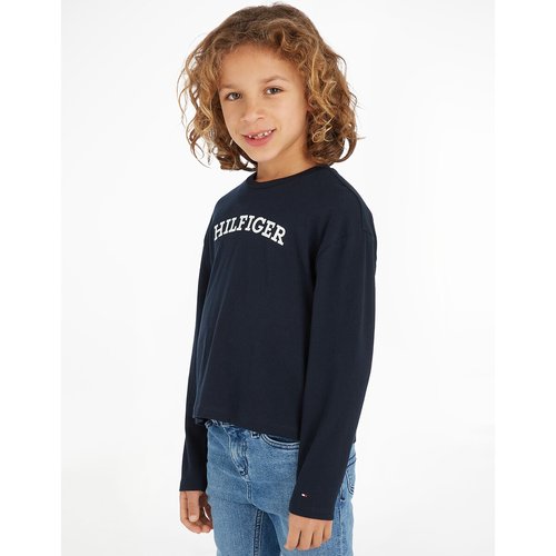 Tommy hilfiger navy blue long sleeve hot sale