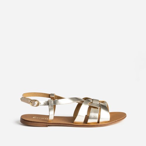 Sandales dorées eram hot sale