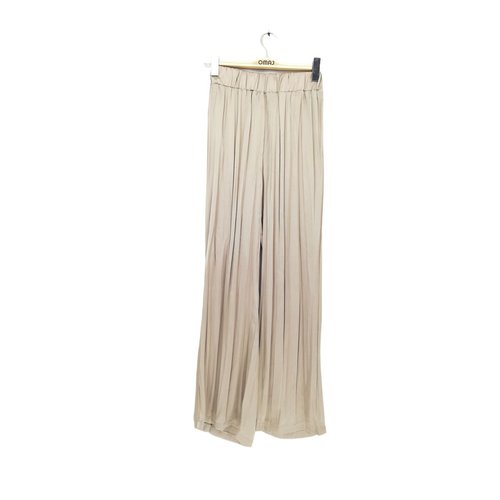 Pantalon large tres bon etat beige Zara La Redoute