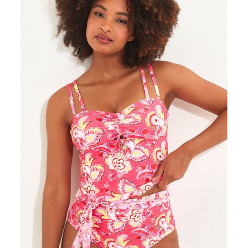 Haut tankini double bretelle cachemire recycle rose multicolore Joe Browns La Redoute