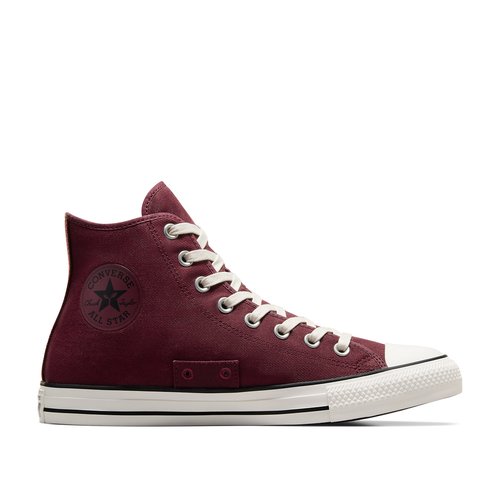 Baskets chuck taylor all star garden starter twill brume cerise ecru noir Converse La Redoute