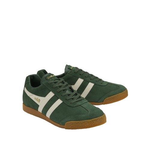 Harrier leather trainers green white Gola La Redoute