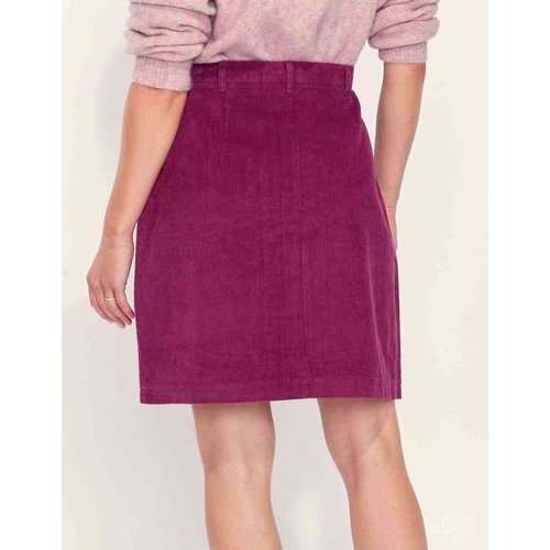 Jupe trapeze velours cotele 2025