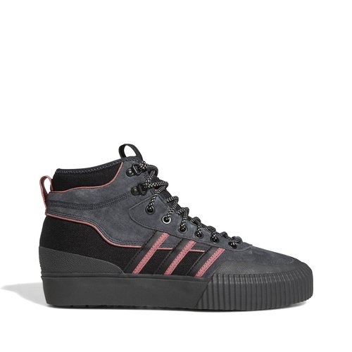 Akando high top trainers in leather black Adidas Originals La Redoute