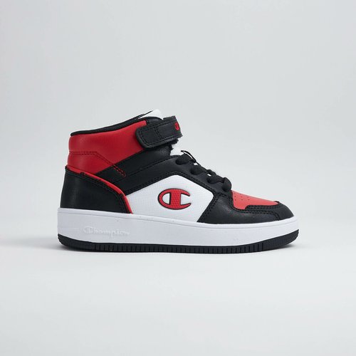 Rd18 mid trainers black red white Champion La Redoute