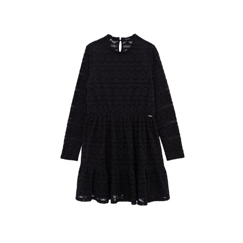 Robe tout dentelle noir Ikks Junior La Redoute