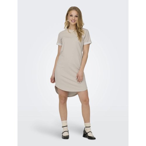 Robe t shirt manches courtes ecru Jdy La Redoute
