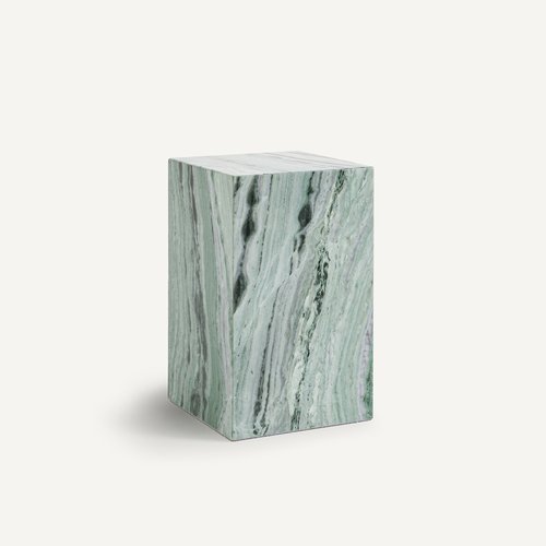 Cube marble side table discount
