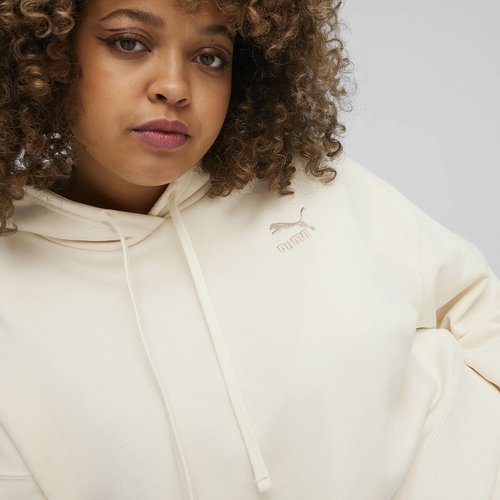 Better classics cropped hoodie in cotton ecru Puma La Redoute