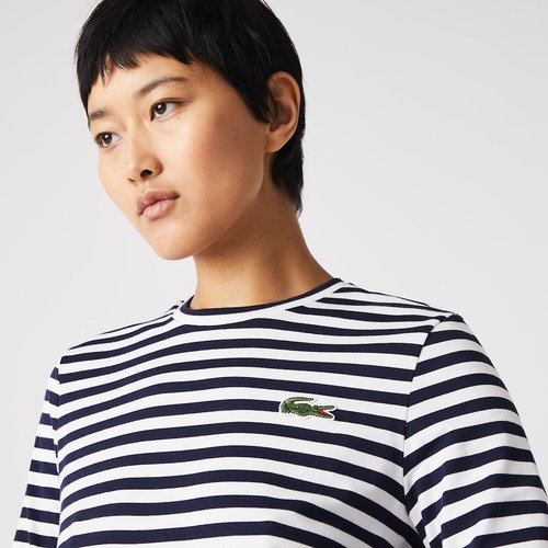 Tee shirt lacoste rayé discount