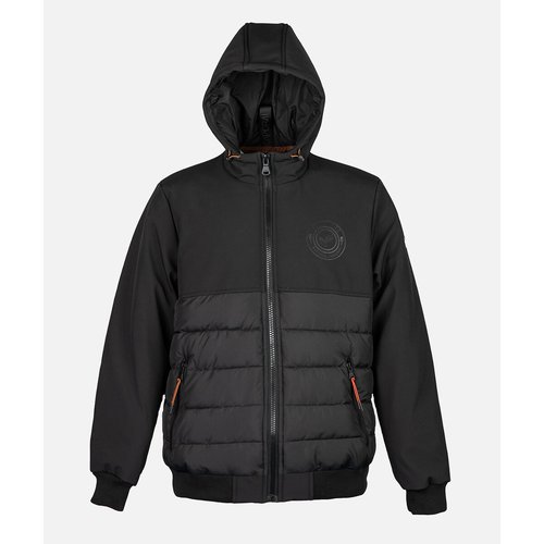Blouson zippe a capuche sassy noir Kaporal La Redoute