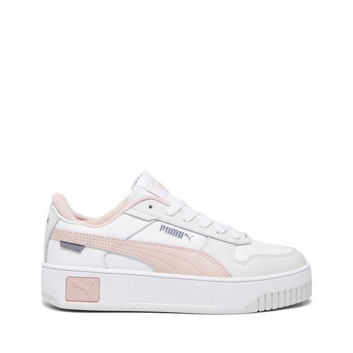 Kids white puma trainers on sale