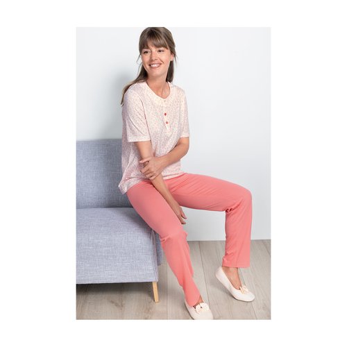 Pyjama femme en coton francais B.SOLFIN Fabrique en France 100 COTON