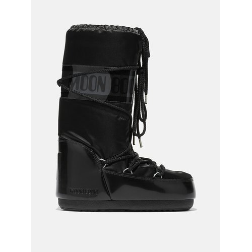 Сапоги moon boot glance / мут бут гланс черный Moon Boot купить в