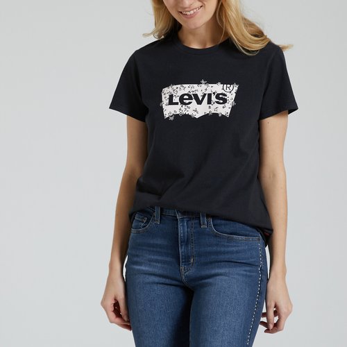 Black levis t shirt women's store