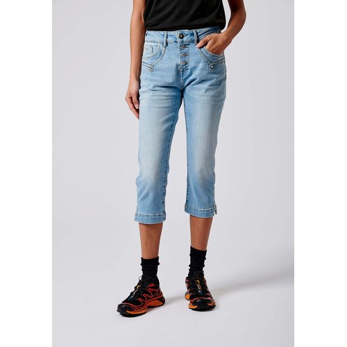 Pantacourt slim coton loli bleu light blue Kaporal La Redoute