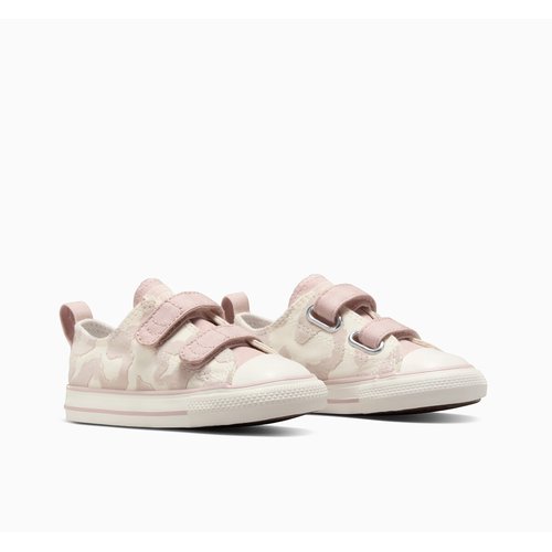 Kids all star 2v ox lavish leopard trainers pink white Converse La Redoute