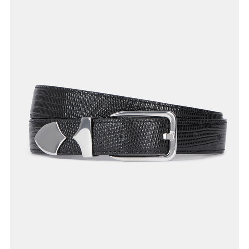 Ceinture en cuir noir The Kooples La Redoute