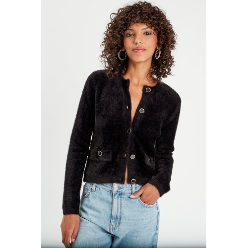 Veste noir cache cache outlet