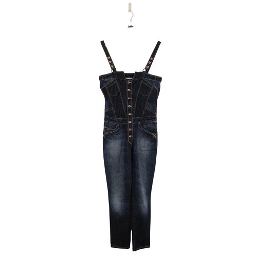 Salopette en coton tres bon etat bleu Tommy Hilfiger La Redoute