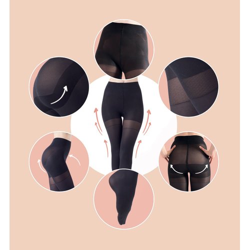 Collant gainant jambes legeres et minceur 70 d noir Lytess La Redoute