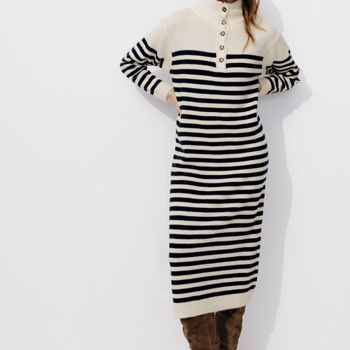 Robe pull marinière discount