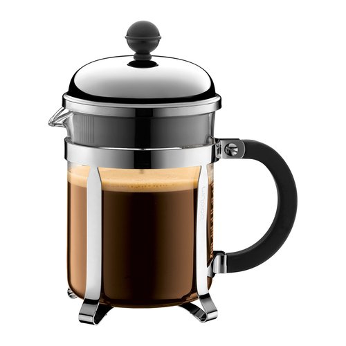 Cafetiere a piston chambord tritan 1924 16tr 10 Bodum metal chrome La Redoute