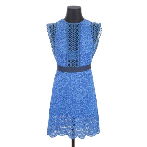 Robe sandro bleue discount