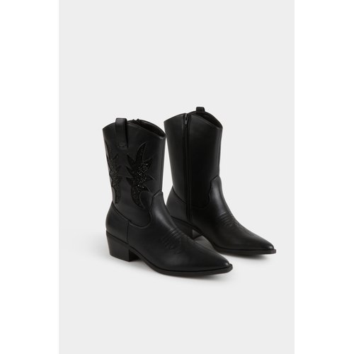 Bottines western avec strass