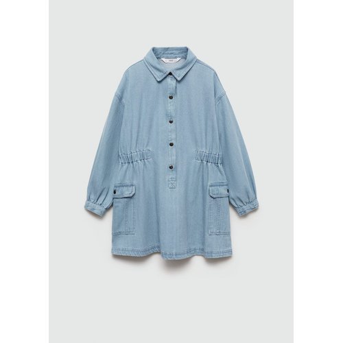 Robe chemise jean bleu moyen Mango Kids La Redoute